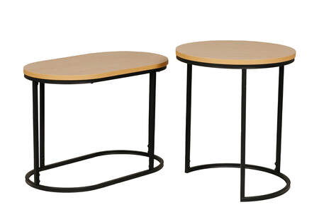 Ksl-011-Br Nest of Tables - Brown
