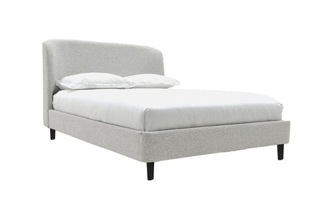 Lay-404-GY Bed - 4'6" - Light Grey