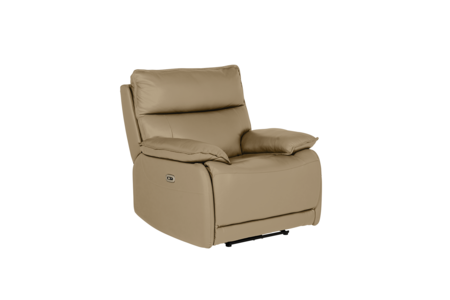 1 Seater Electric Recliner - Latte