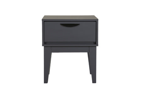 Lun-410-DKGY Bedside Table - Dark Grey