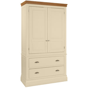 LW55PI Double 2 Drawer Wardrobe