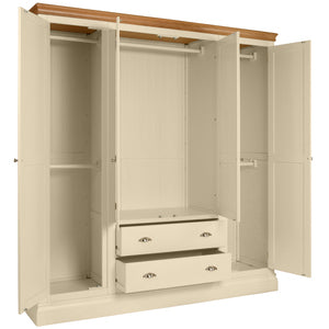 Quad Robe With Two Drawers