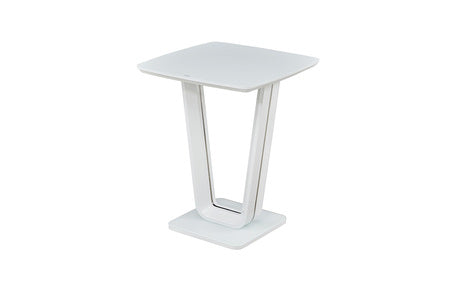 Bar Table - White Gloss 800
