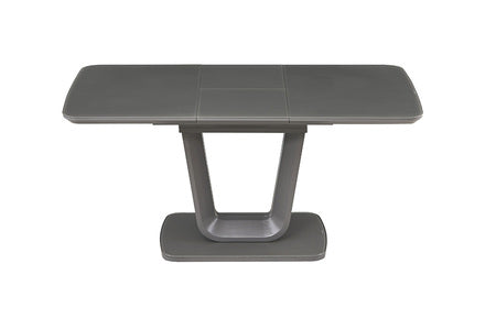 Laz-160-GTE Dining Table Ext - Graphite Grey Matt 1200/1600