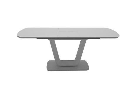 Laz-160-GY Dining Table Ext - Light Grey Matt 1200/1600