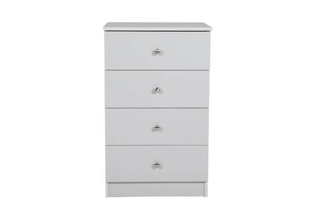Lev-411-GY 4 Drawer Chest