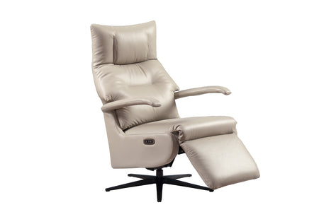 Luc-308-CM Electric Reclining Accent Chair - Cashmere