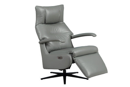 Luc-308-ST Electric Reclining Accent Chair - Steel