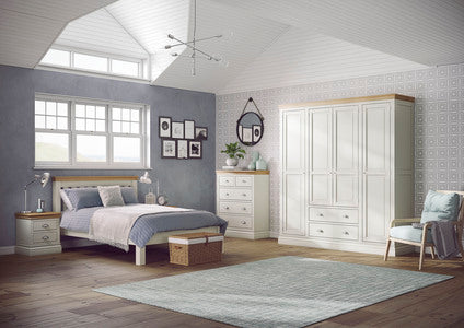 4'6" Double Low Foot End Slatted Bed