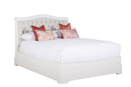 Mab-404-BN Bed Upholstered Headboard - 4'6 - Bone