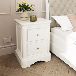 Bedside Table - Bone