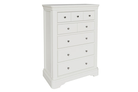 Tall Chest - 8 Drawer - Bone