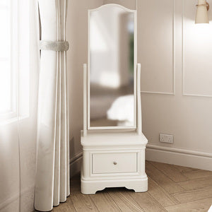 Cheval Mirror - Bone