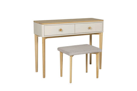 Dressing Stool- Cashmere Oak