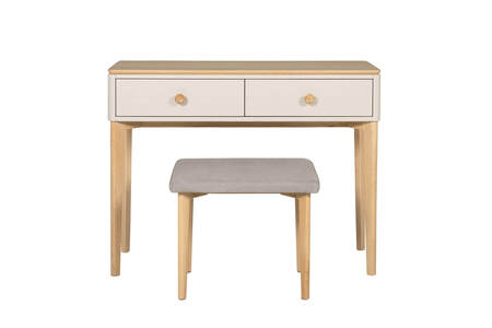 Mal-417-OK Dressing Stool- Cashmere Oak