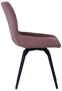 Medway Swivel Chair Dusky Pink