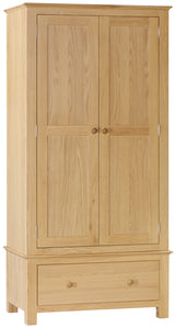 MOR032 Double Robe With 1 Drawer