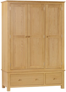 MOR033 Triple Robe with 2 Drawers
