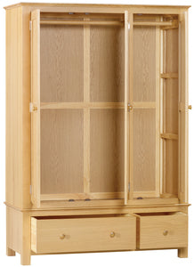 Triple Robe with 2 Drawers