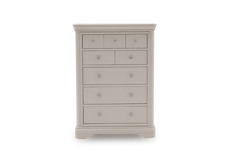 Mab-412-TP Tall Chest - 8 Drawer- Taupe