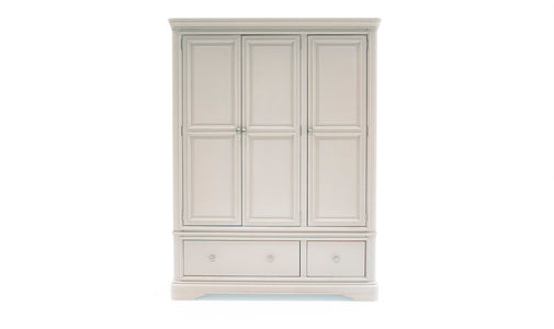 Mab-423-TP Wardrobe - 3 Door/2 Drawer - Taupe