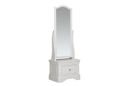 Mab-424-BN Cheval Mirror - Bone
