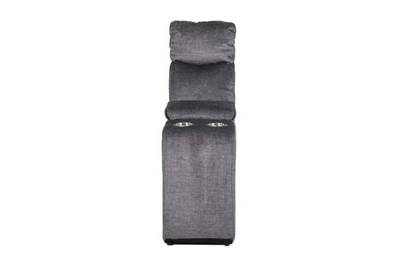 Mer-359-Console Graphite Console Sectional Electric USB - Vogue 16 Graphite