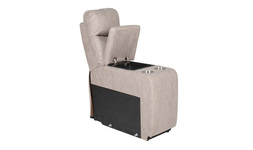 Console Sectional Electric USB - Taupe