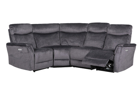 Corner Group Electric Recliner 2C1 - Vogue 16 Graphite - [4 parts]