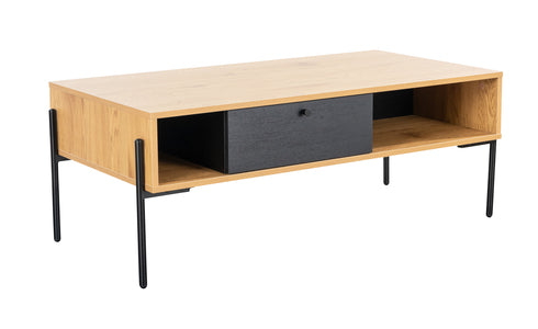 Coffee Table 1200 - Oak and Black