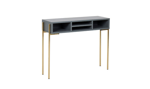 Console Table 900 - Grey and Gold