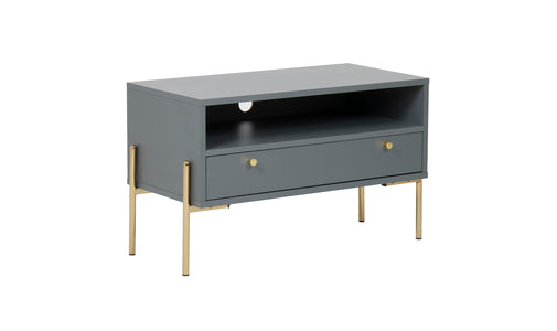 TV Unit 800 - Grey and Gold
