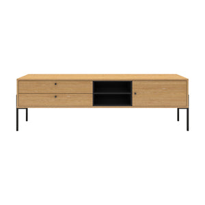 Mrd-023-OK TV Unit 1200 - Oak and Black