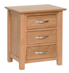 NB30 3 Drawer Bedside