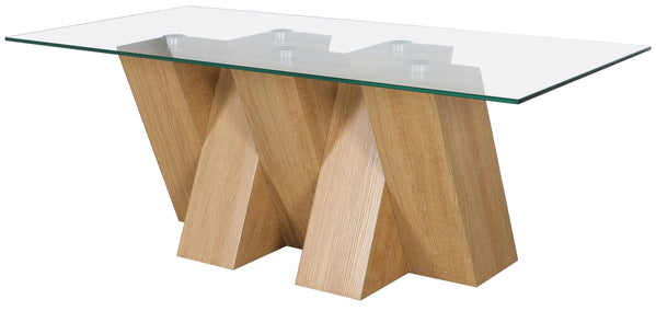 NEV070C Coffee Table - With Clear Glass