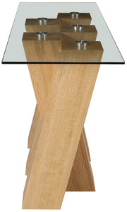 Console Table - With Clear Glass