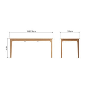 1.6m Butterfly Extending Table