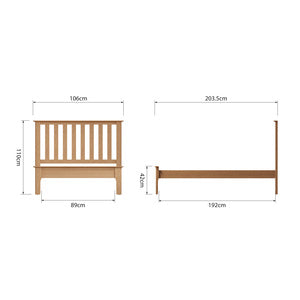 3'0 Slatted Bed