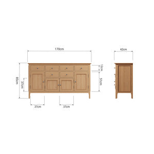 4 Door Sideboard