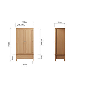 Large 2 Door Wardrobe