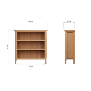 Small Wide Bookcase
