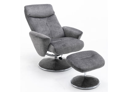 Swivel Recliner - Fabric