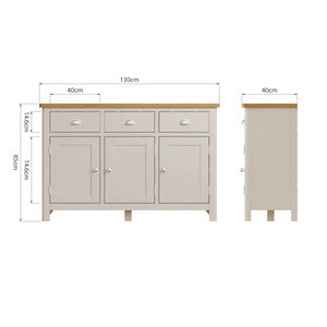 3 Door Sideboard