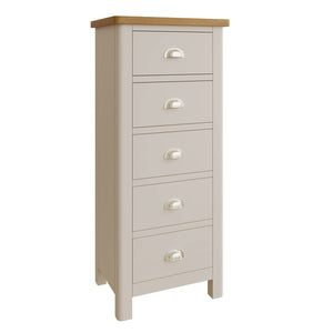 RA-5DN-TR 5 Drawer Narrow Chest