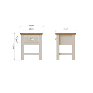 1 Drawer Lamp Table