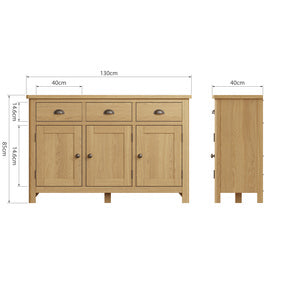 3 Door Sideboard