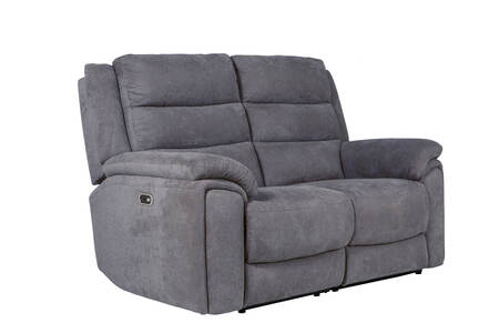 2 Seater Electric Recliner - Dark Grey