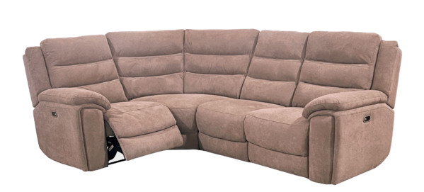 Ree-359-BT Corner Group Electric Recliner - Biscuit (4pcs)