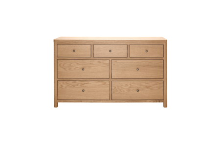Rnt-413-OK Dresser Chest-7 drawer - Oak