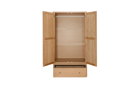 Wardrobe -2 door - Oak Natural
